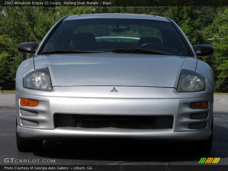 Sterling Silver Metallic / Black 2002 Mitsubishi Eclipse GS Coupe