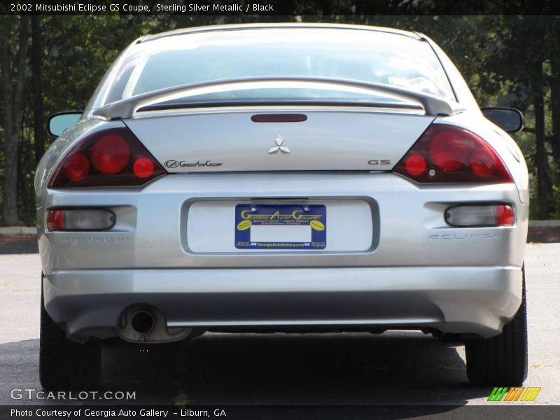 Sterling Silver Metallic / Black 2002 Mitsubishi Eclipse GS Coupe