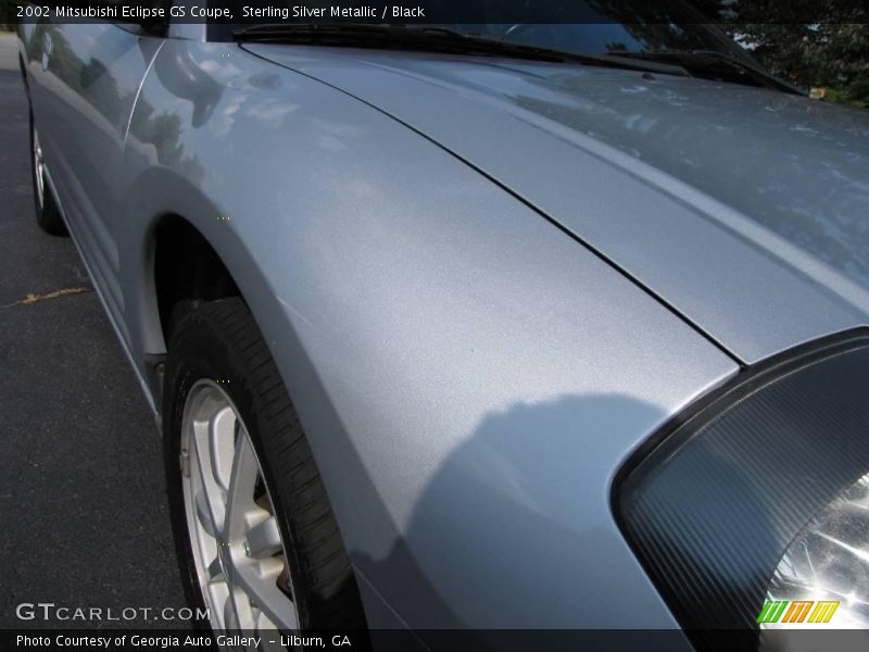 Sterling Silver Metallic / Black 2002 Mitsubishi Eclipse GS Coupe