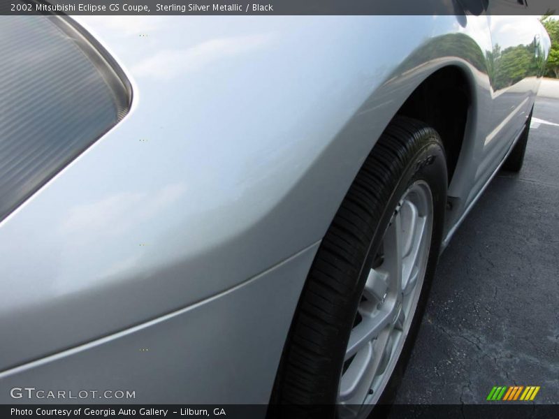 Sterling Silver Metallic / Black 2002 Mitsubishi Eclipse GS Coupe