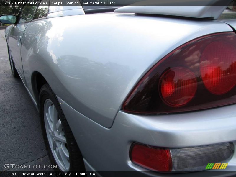 Sterling Silver Metallic / Black 2002 Mitsubishi Eclipse GS Coupe