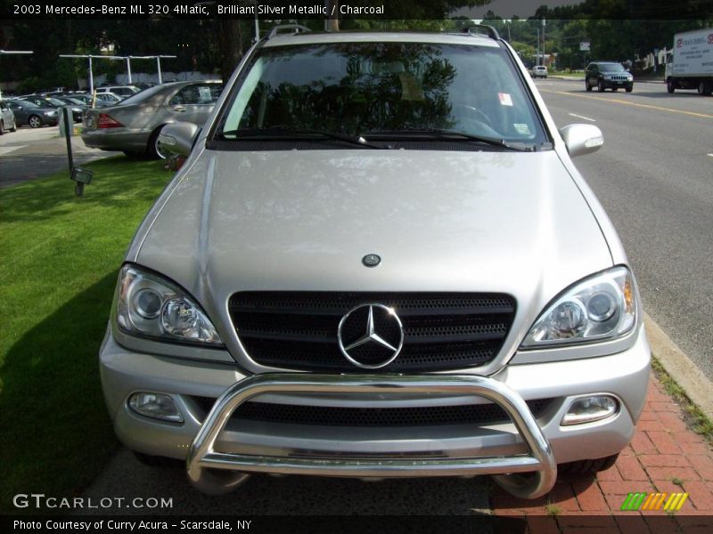 Brilliant Silver Metallic / Charcoal 2003 Mercedes-Benz ML 320 4Matic