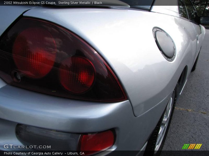 Sterling Silver Metallic / Black 2002 Mitsubishi Eclipse GS Coupe