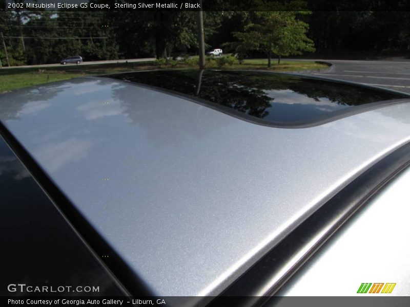 Sterling Silver Metallic / Black 2002 Mitsubishi Eclipse GS Coupe