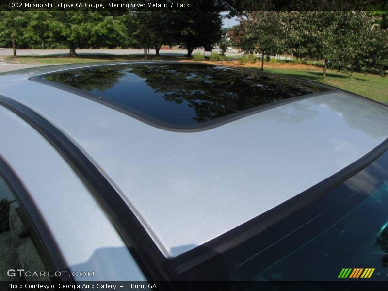 Sterling Silver Metallic / Black 2002 Mitsubishi Eclipse GS Coupe