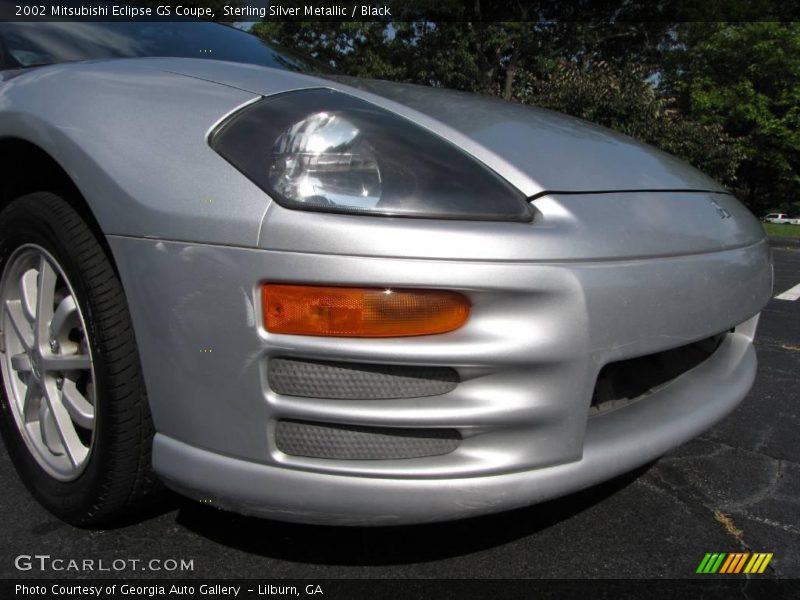 Sterling Silver Metallic / Black 2002 Mitsubishi Eclipse GS Coupe