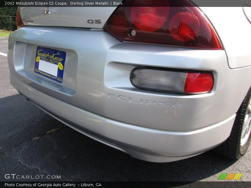 Sterling Silver Metallic / Black 2002 Mitsubishi Eclipse GS Coupe