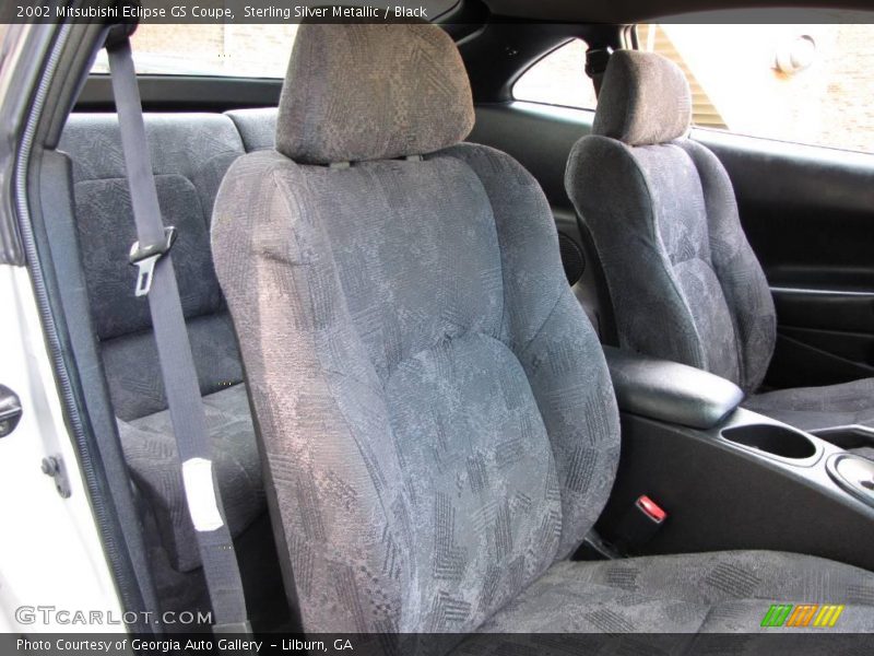 Sterling Silver Metallic / Black 2002 Mitsubishi Eclipse GS Coupe