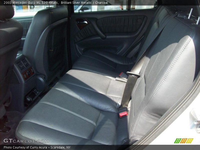 Brilliant Silver Metallic / Charcoal 2003 Mercedes-Benz ML 320 4Matic