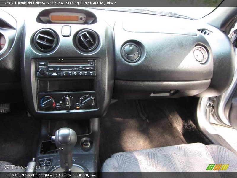 Sterling Silver Metallic / Black 2002 Mitsubishi Eclipse GS Coupe