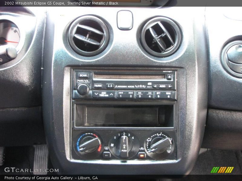 Sterling Silver Metallic / Black 2002 Mitsubishi Eclipse GS Coupe