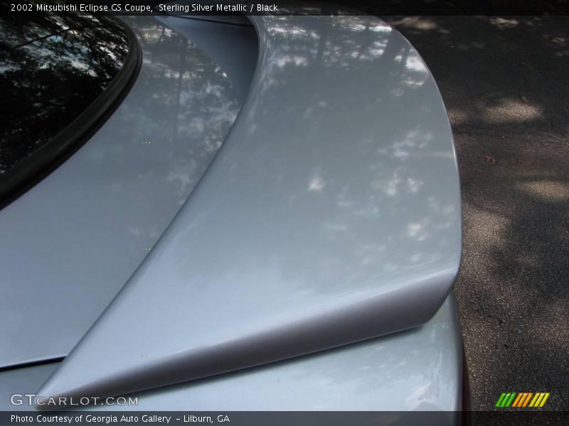 Sterling Silver Metallic / Black 2002 Mitsubishi Eclipse GS Coupe