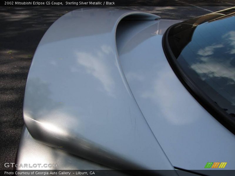 Sterling Silver Metallic / Black 2002 Mitsubishi Eclipse GS Coupe