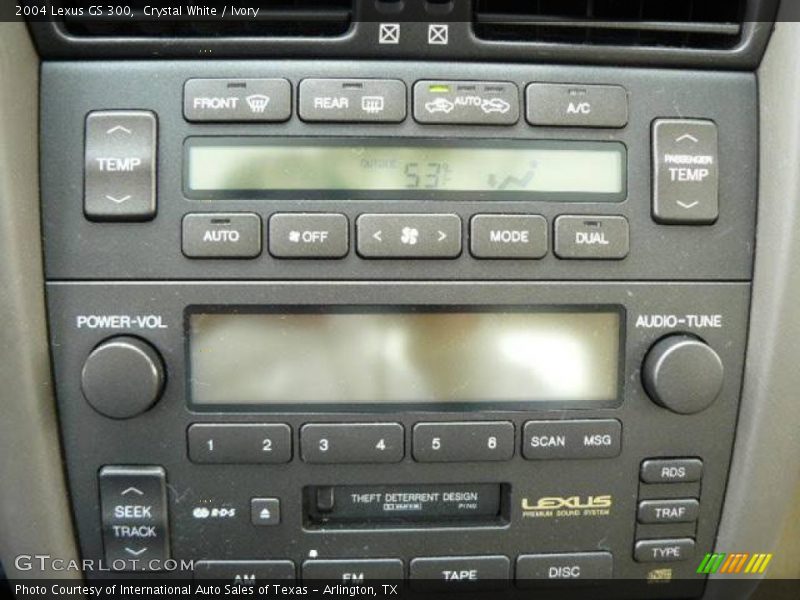 Crystal White / Ivory 2004 Lexus GS 300