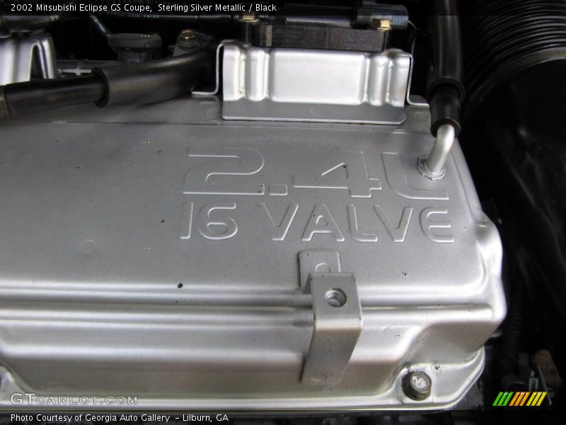 Sterling Silver Metallic / Black 2002 Mitsubishi Eclipse GS Coupe