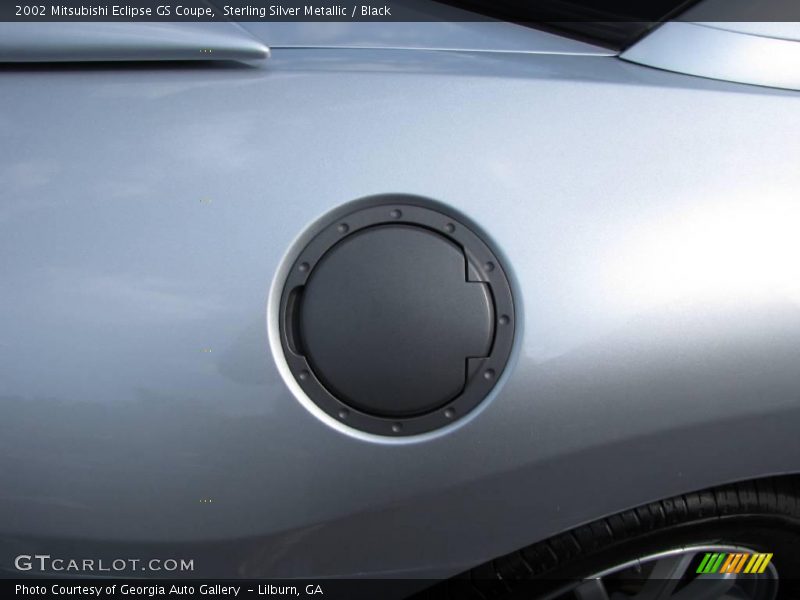 Sterling Silver Metallic / Black 2002 Mitsubishi Eclipse GS Coupe