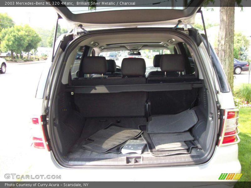 Brilliant Silver Metallic / Charcoal 2003 Mercedes-Benz ML 320 4Matic