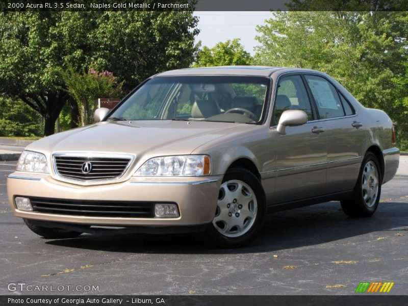 Naples Gold Metallic / Parchment 2000 Acura RL 3.5 Sedan