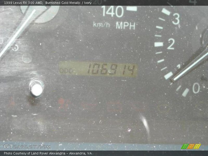 Burnished Gold Metallic / Ivory 1999 Lexus RX 300 AWD