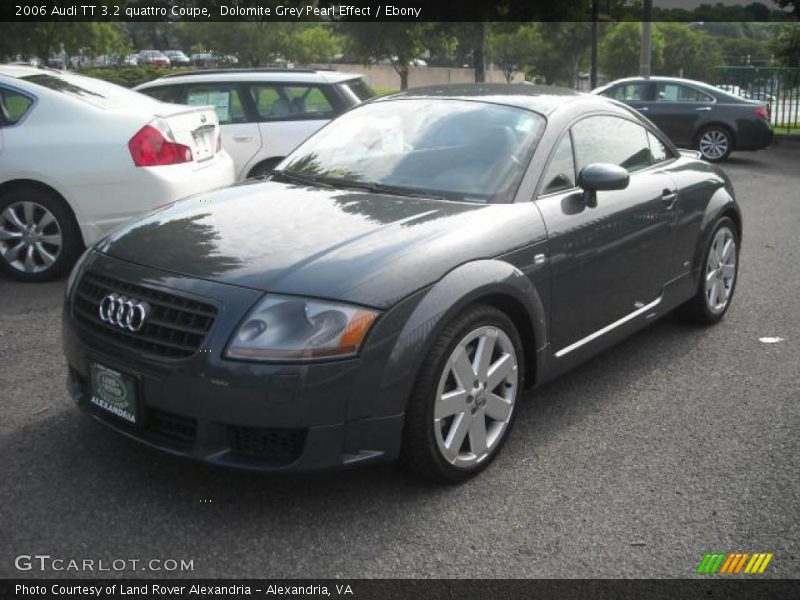 Dolomite Grey Pearl Effect / Ebony 2006 Audi TT 3.2 quattro Coupe