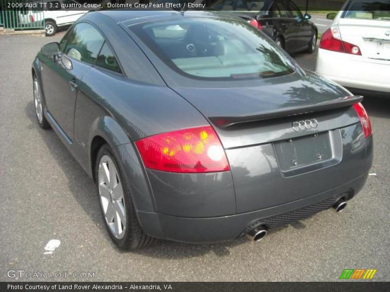 Dolomite Grey Pearl Effect / Ebony 2006 Audi TT 3.2 quattro Coupe