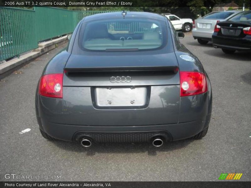 Dolomite Grey Pearl Effect / Ebony 2006 Audi TT 3.2 quattro Coupe