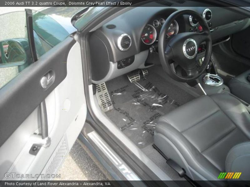 Dolomite Grey Pearl Effect / Ebony 2006 Audi TT 3.2 quattro Coupe