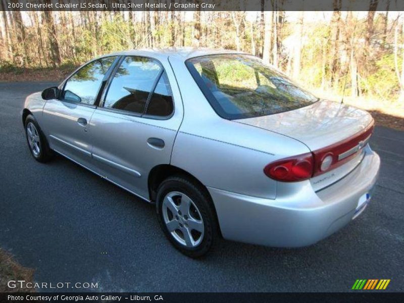 Ultra Silver Metallic / Graphite Gray 2003 Chevrolet Cavalier LS Sedan