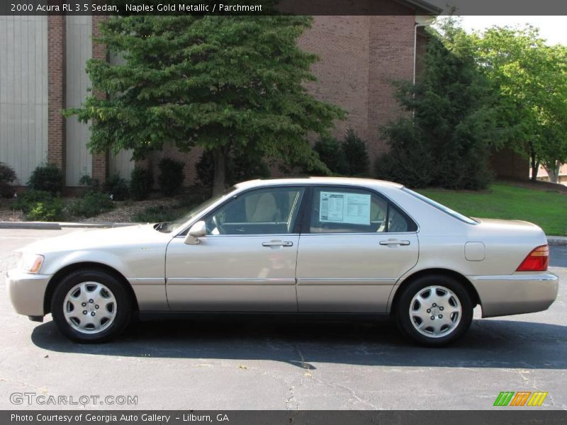 Naples Gold Metallic / Parchment 2000 Acura RL 3.5 Sedan