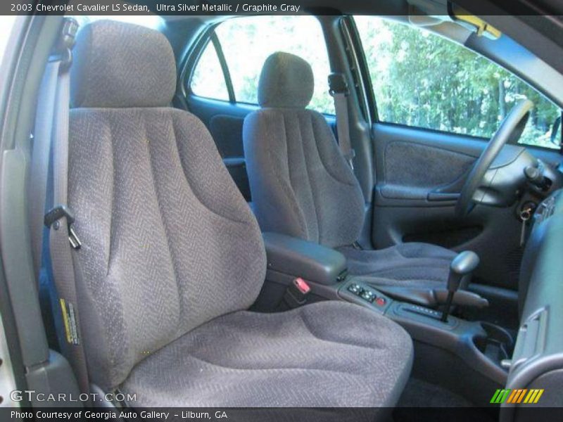 Ultra Silver Metallic / Graphite Gray 2003 Chevrolet Cavalier LS Sedan