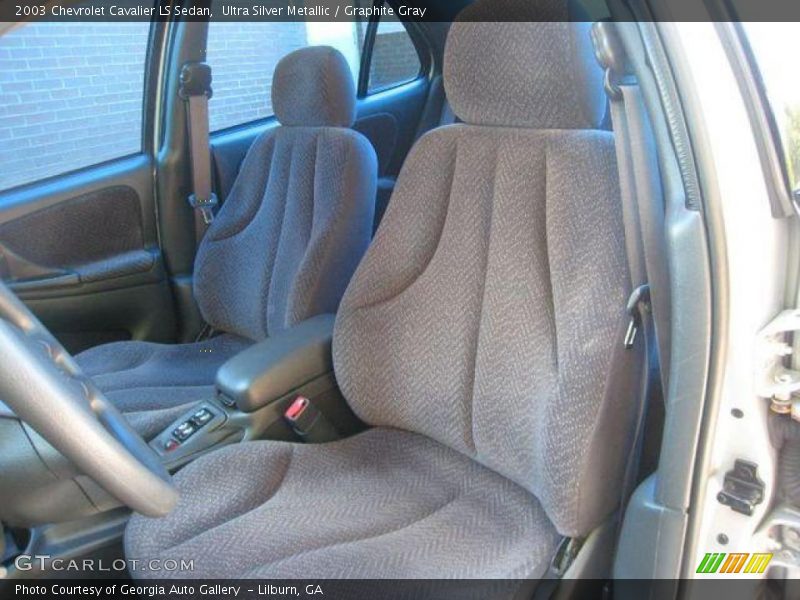 Ultra Silver Metallic / Graphite Gray 2003 Chevrolet Cavalier LS Sedan