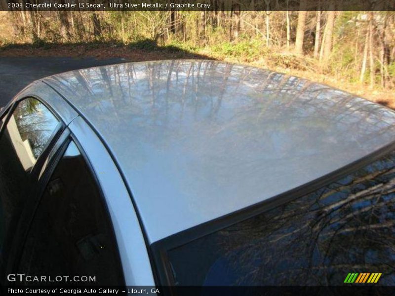 Ultra Silver Metallic / Graphite Gray 2003 Chevrolet Cavalier LS Sedan