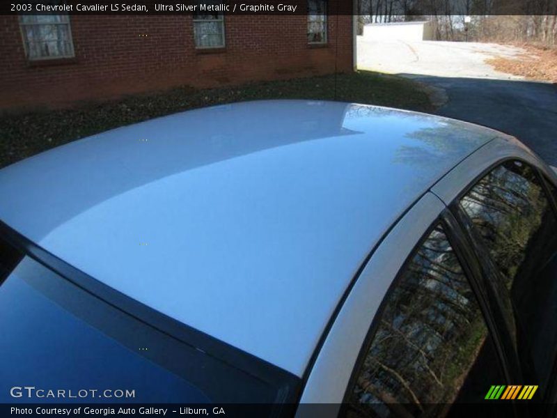 Ultra Silver Metallic / Graphite Gray 2003 Chevrolet Cavalier LS Sedan