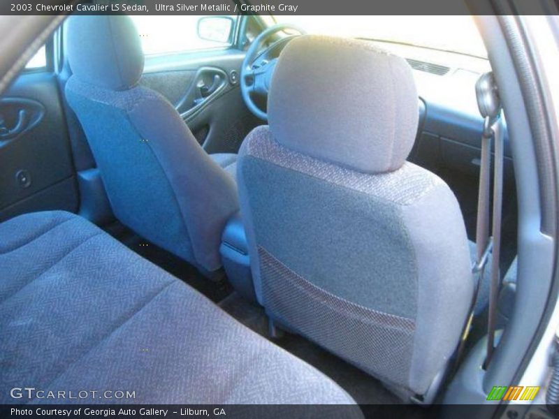 Ultra Silver Metallic / Graphite Gray 2003 Chevrolet Cavalier LS Sedan