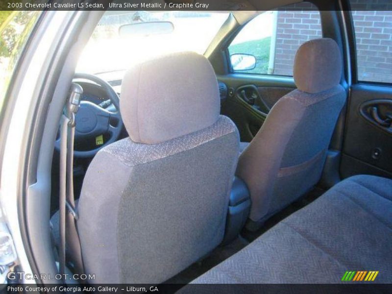 Ultra Silver Metallic / Graphite Gray 2003 Chevrolet Cavalier LS Sedan