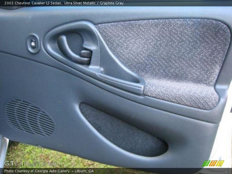 Ultra Silver Metallic / Graphite Gray 2003 Chevrolet Cavalier LS Sedan