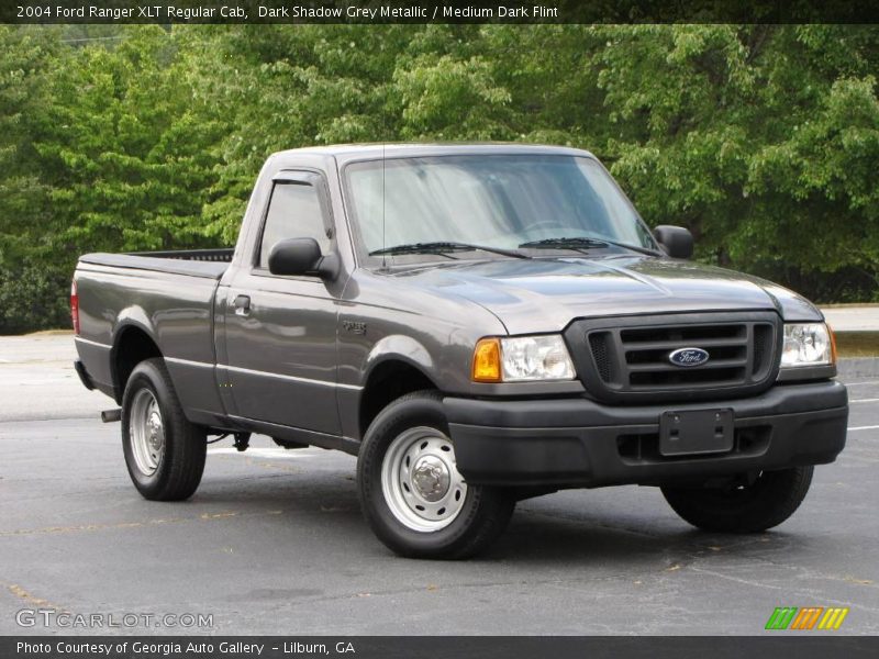 Dark Shadow Grey Metallic / Medium Dark Flint 2004 Ford Ranger XLT Regular Cab