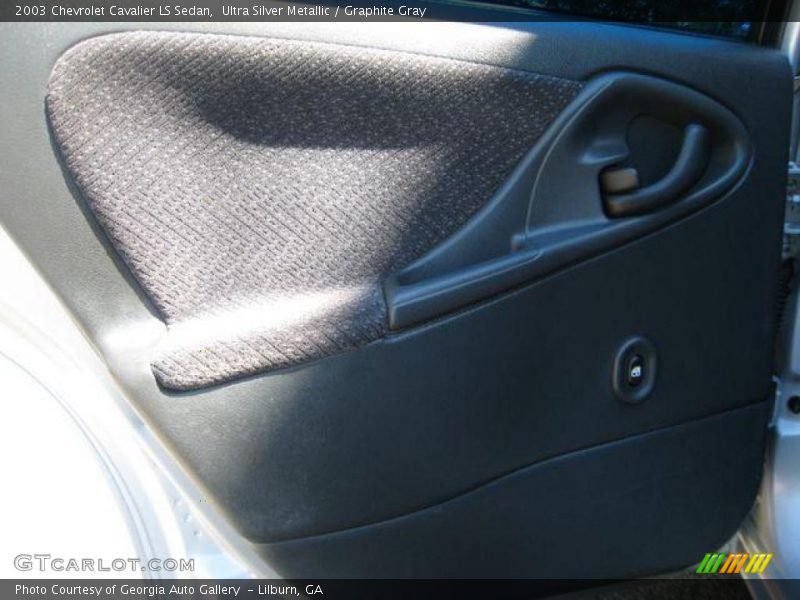 Ultra Silver Metallic / Graphite Gray 2003 Chevrolet Cavalier LS Sedan