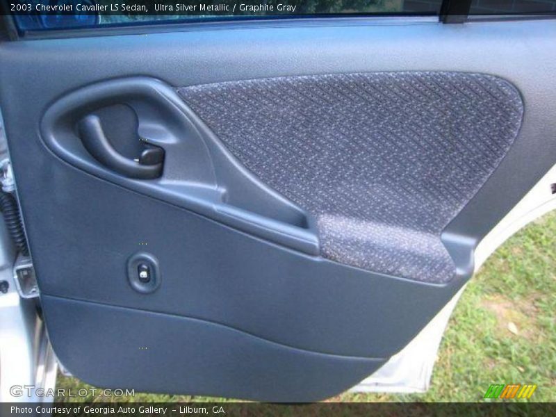 Ultra Silver Metallic / Graphite Gray 2003 Chevrolet Cavalier LS Sedan
