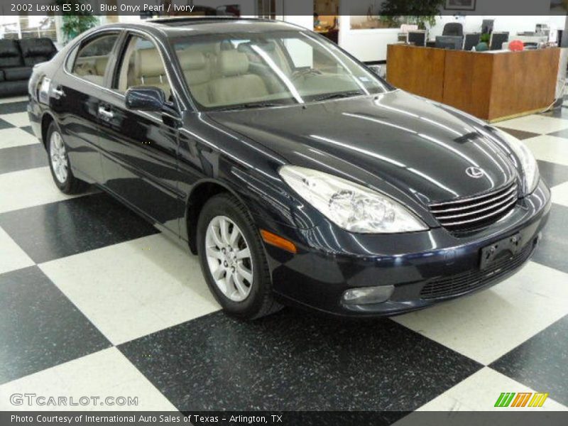 Blue Onyx Pearl / Ivory 2002 Lexus ES 300