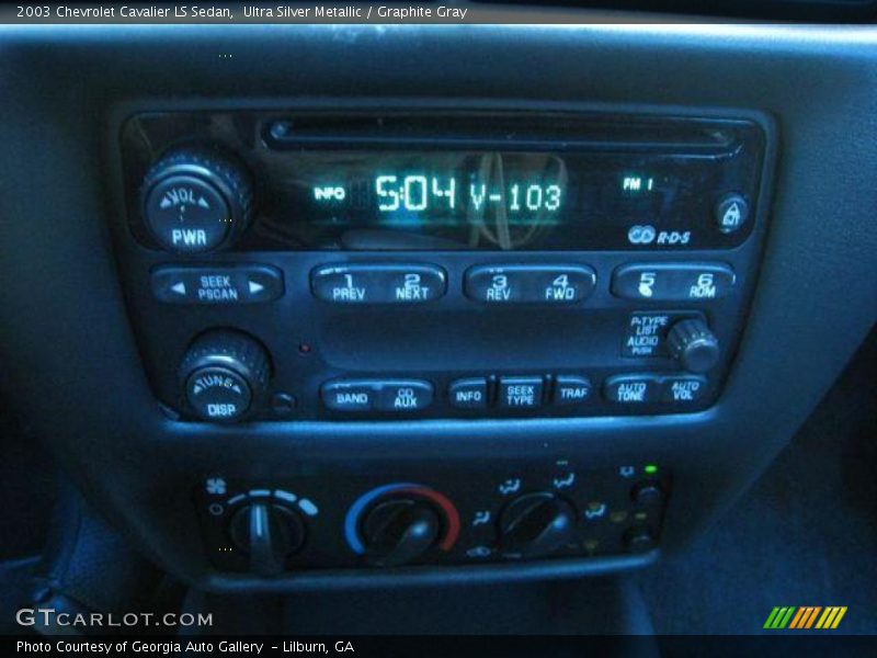 Ultra Silver Metallic / Graphite Gray 2003 Chevrolet Cavalier LS Sedan