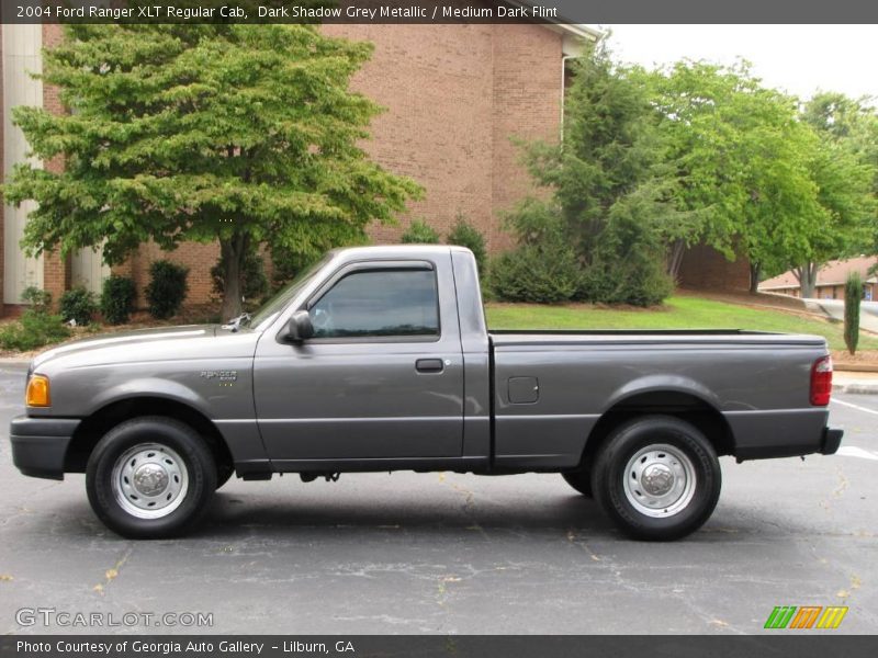 Dark Shadow Grey Metallic / Medium Dark Flint 2004 Ford Ranger XLT Regular Cab