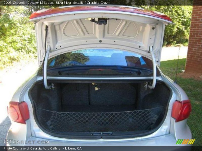 Ultra Silver Metallic / Graphite Gray 2003 Chevrolet Cavalier LS Sedan
