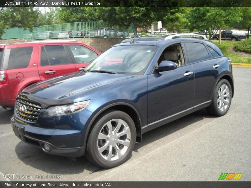 Dark Blue Pearl / Graphite 2005 Infiniti FX 45 AWD