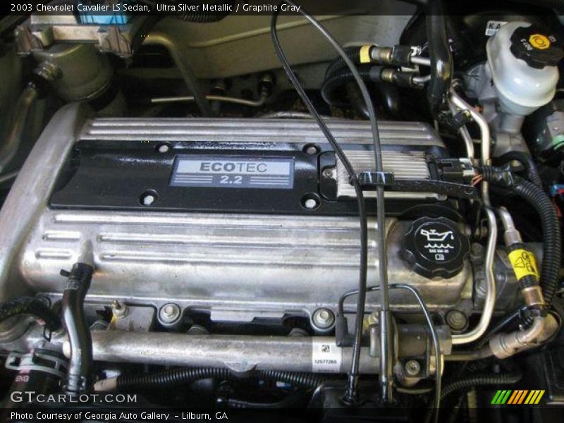 Ultra Silver Metallic / Graphite Gray 2003 Chevrolet Cavalier LS Sedan