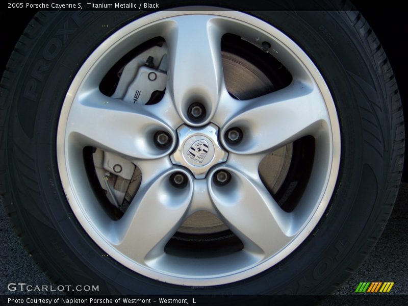 Titanium Metallic / Black 2005 Porsche Cayenne S
