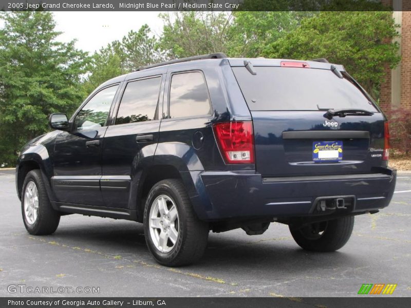 Midnight Blue Pearl / Medium Slate Gray 2005 Jeep Grand Cherokee Laredo