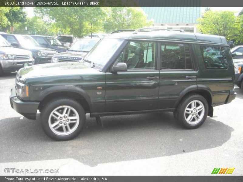 Epsom Green / Black 2003 Land Rover Discovery SE