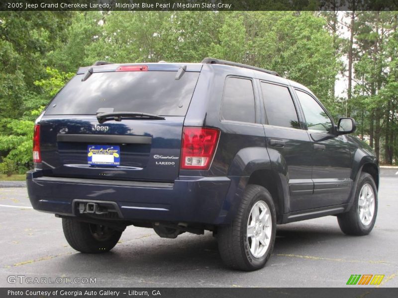 Midnight Blue Pearl / Medium Slate Gray 2005 Jeep Grand Cherokee Laredo