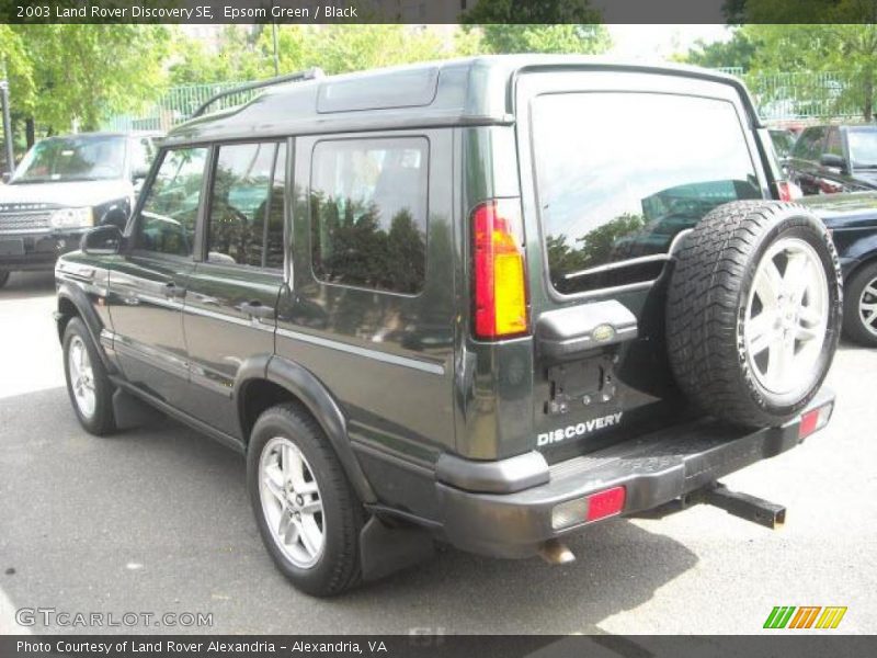 Epsom Green / Black 2003 Land Rover Discovery SE